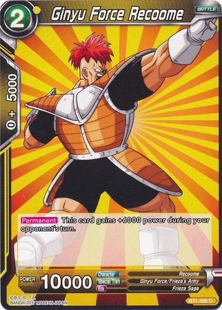 Ginyu Force Recoome BT1-096 C